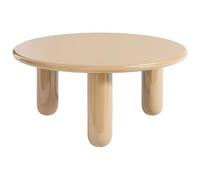 Vente-unique - Mesa de Centro Fija Benesa - L 90cm x A 90cm x H 40cm - MDF - Beige