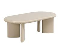 Vente-unique - Mesa de Centro Fija Tabemi - L 120cm x A 60cm x H 40cm - MDF - Beige
