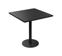 Vente-unique - Mesa jardín 2 plazas Nily - Acero - Negro