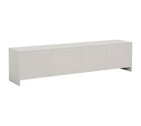 Vente-unique - Mueble bajo de TV Nalyra - L 198cm x A 40cm x H 50cm - MDF - Beige