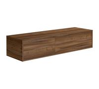 Vente-unique-Mueble de baño Flotante Color Natural Oscuro - 150 cm - ISAURE
