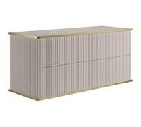 Vente-unique - Mueble de Lavabo Keliza - L 120cm x A 47cm x H 54cm - MDF - Beige