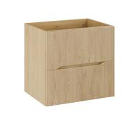Vente-unique - Mueble de Lavabo Oriso - L 60cm x A 46cm x H 57cm - MDF - Color Natural Claro