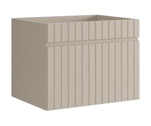 Vente-unique - Mueble de Lavabo Satara - L 60cm x A 46cm x H 46cm - MDF - Beige