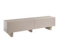 Vente-unique-Mueble de TV con 2 Puertas de MDF - 180 cm - Beige - LUDIMA