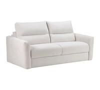 Vente-unique ñ Sofá Convertible Express de 4 plazas en Tejido Chenille Beige ñ Cama 160 cm ñ ColchÛn de 13 cm DOVENA de Maison CÈphy