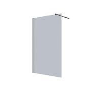 Vente-unique-[NEW VERSION]Mampara de ducha estilo italiano MALIKA - 120x200 cm - Cristal gris