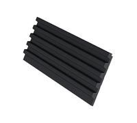 Vente-unique-Panel mural 3D - Pack de 2,83 m² - Negro - Juego de 8 piezas - CLINTON
