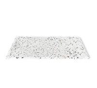 Vente-unique - Plato de ducha Mirnosa - L 120cm x A 90cm x H 2.6cm - resina - azul, blanco