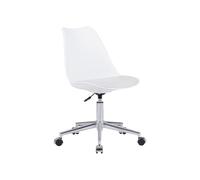Vente-unique - Silla de Escritorio Xafy - L 49cm x A 57cm x H 92cm - Polipropileno - Blanco