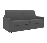 Vente-unique - Sofá Cama 2 plazas Calife - poliéster - Gris