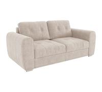 Vente-unique - Sofá Cama 3 plazas Bolipo - poliéster - Beige