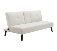 Vente-unique - Sofá Cama 3 plazas Closipa - poliéster - Beige