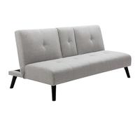 Vente-unique - Sofá Cama 3 plazas Closipa - poliéster - Gris Claro