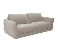 Vente-unique - Sofá Cama 3 plazas Gabriza - poliéster - Beige