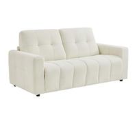 Vente-unique - Sofá Cama 3 plazas Isistia - poliéster - Beige