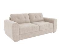 Vente-unique - Sofá Cama 4 plazas Bolipo - poliéster - Beige
