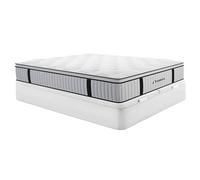 Vente-unique YSM√©e - Juego de Base de Cama de 180 x 200 cm con Espacio de Almacenamiento Blanco + colch√≥n con muelles de Bolsillo y colch√≥n Superior Incorporado de 28 cm - American Dream de YSM√âE