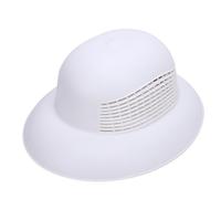 Vented Plastic Beekeeping Hat | Wide Brim Face Protection for Men & Women | Lightweight Beekeeper Cap for Hot Weather/Apiary Work | Simple to Maintain, 240g