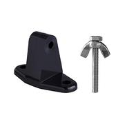 Venterior - Soporte de Montaje para Sensor de Sonar con Cable para localizador de Peces, Adaptador de Varilla Lateral y Perno de Acero Inoxidable y Tuerca de Mariposa