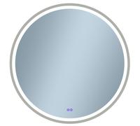Venti Orion Silver espejo 60x60 cm circular con iluminación con lámina calefactora plata 5905951180359