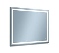 Venti Willa espejo 100x80 cm rectangular con iluminación plata 5907459662177