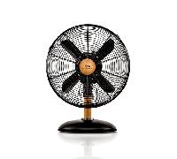 Ufesa Masachusets Mini Ventilador de Sobremesa 30cm 40W Negro/Madera