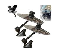 Ventilación aire platillos coche, ventilación aire for platillos batería, hace que conducir sea más divertido, mini platillo de fácil montaje for amantes música, fácil instalación resistente(2pc)