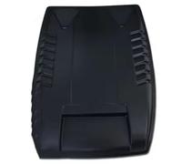 Ventilación Capó Coche Compatible Con Ford Para Ranger Para Wildtrak T6 2012 2013 2014 Rejilla Delantera Capó Toma Aire Cubierta Capó(Matte black)