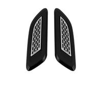 Ventilación Capot Tuning 2 Uds Universal Entrada De Aire del Coche Capó Capó Scoop Vents Pegatina Cubierta Decorativa Tuning Auto Compatible con Ford para Mustang(Silver)
