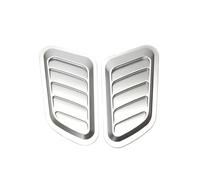 Ventilación Capot Tuning Scoop Capó Admisión Aire Vents Estilismo Carrocería Adorno Auto Compatible con Toyota para Camry 55 para Land Cruiser 200(Silver)