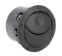 Ventilación Coche Cubierta Rejilla Ventilación Salpicadero Aire Acondicionado Coche A/C 8200212480 Para Dacia Para Duster Para Logan MK1 MK2 Para Sandero MK1 MK2 A/C Salida Ventilación(Negro)