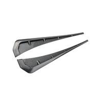 ventilación coche Guardabarros ala lateral Universal coche, cubierta ventilación ABS fibra carbono, embellecedor alerón, pegatinas decoración Cubierta Entrada Flujo Aire(Carbon Fiber)