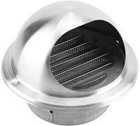 Ventilación de acero inoxidable con rejillas, flujo de aire duradero para oficina, cocina, baño