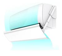 Ventilación de aire acondicionado ajustable r control de viento direccional de techo telescópico blanco 130 cm mejora la comodidad y eficiencia del flujo de aire para el hogar y la oficina