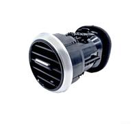 Ventilación de aire para salpicadero delantero, material ABS cromado negro OEM 8P0820901C pieza de repuesto para Audi A3 S3 8P 2008-2012