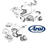Ventilación de boca Arai Nakasuga para casco integral.