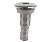 Ventilación de drenaje de grado marino de acero inoxidable 316, tapón de drenaje de agua para yates, accesorio resistente para yates a través del casco para ventilación de drenaje (MJS022-3/8〃)