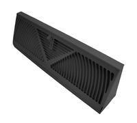 Ventilación de suelo de 18 pulgadas, fuerte distribución de aire de 180 grados, fácil de limpiar, cubierta extraíble, diseños silenciosos para uso doméstico, instalación en esquina de pared y suelo