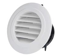Ventilación de techo con ventilador, ventilación de aire, ventilación de plafón de 75/100/125/150/200 mm, rejilla de ventilación de ABS con malla, rejilla de techo for garaje, baño, cocina y oficina.