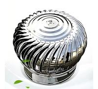 Ventilación de techo grande para secadora, kit de cubierta para ventilador de turbina de techo de metal, tienda de cultivo y jardín, protección antipájaros resistente para chimenea (tamaño: 400 mm/1