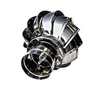 Ventilación De Techo Turbina Acero Inoxidable,Ventilador Silencioso Automático Con Turbinas Eólicas,Funcionamiento A Prueba Lluvia,para Cobertizo Humos Tubería Secadora