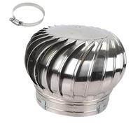 Ventilación de techo, Ventilador de techo, tapa de ventilación redonda, ventilación de acero inoxidable 304, Kit de ventilación, Kit de conexión de ventilación fácil DIY, para(4.3inch(110mm))