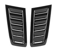 ventilación del capó Para Ford Para RS Para MK2 Capucha Ventilación Aire Auto ABS Capó Rejillas Ventilación Modificado Se Adapta A Cubierta Puerta Malla Pegatina Lateral(Black)
