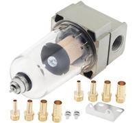 Ventilación del Cárter filtrar Filtro de aceite con 8 tubos conectores, separador de aceite universal para minimotores, depósito de recogida de aceite, tanque de lata.