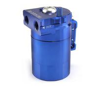 Ventilación del Cárter filtrar Kit de depósito colector de aceite, depósito universal de aluminio de 300 ml con filtro de aire, manguera y otros accesorios.(B)