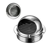 Ventilación externa, tapa de ventilación del secador pared con extractor externo 6", 8" y 10", cubierta rejilla que bloquea la viento en contra(7inch180mm)