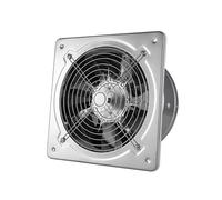 Ventilación Extractor de ventilador de refuerzo de 6 y 7 pulgadas, ventilador de tubo de ventilación for baño, inodoro, cocina, ventana de pared, ventilador de acero inoxidable para áticos(6inch)