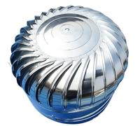 Ventilación giratoria para chimeneas Tamaños múltiples del casquillo ventilador de la turbina tejado capucha chimenea acero inoxidable(500mm/19.7in)