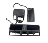 Ventilación Interior para Tablero Salida de aire para instrumentos, aire acondicionado central, compatible con VW Golf 4 Jetta Bora MK4 R32 GTI (1999-2004)(3 Pcs Have light)